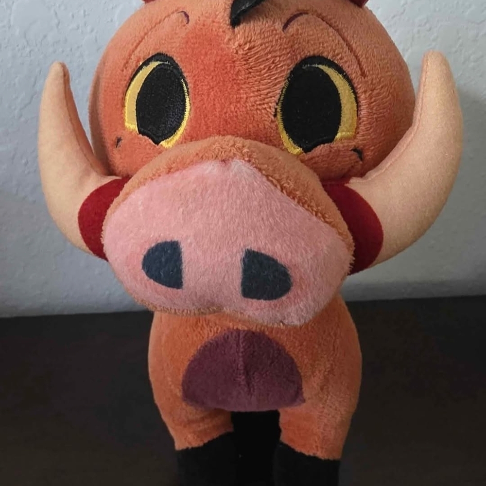 Disney Pumbaa Plush Toy - Brown and Pink